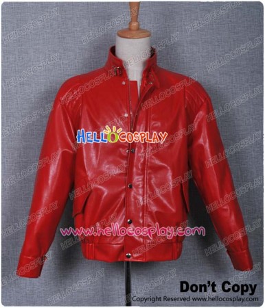 Akira Kaneda Red Leather Jacket Costume