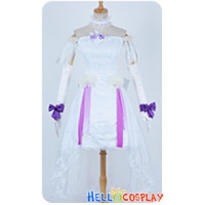 Vocaloid 2 Cosplay Day Hatsune Miku Sapporo Concert White Formal Dress Costume