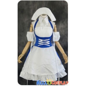 Chobits Cosplay Chi Blue Work Uniform Costume