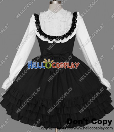 Gothic Lolita Punk Classic Cotton Victorian Dress