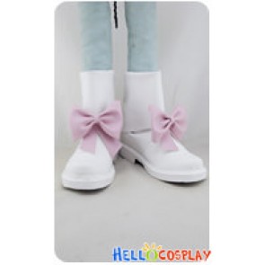 AKB0048  Cosplay Sonata Shinonome Short White Boots