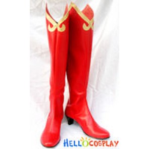 Ace Attorney Cosplay Red Boots