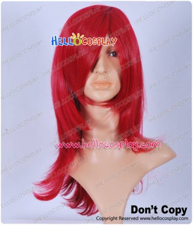 Red Cosplay Wavy Wig