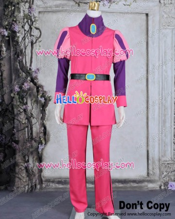 Adventure Time Cosplay Prince Gumball Costume Pink Uniform