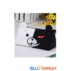 Danganronpa Dangan Ronpa Cosplay Black White Bear Schoolmaster Pencil Bag Type A