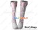 Princess Lolita Long Boots White Pink Lace Heart Ruffle Chunky Heart Shaped Shoelace