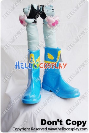 Cardcaptor Sakura Cosplay Shoes Syaoran Li Boots Blue