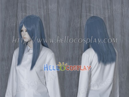 Steel Blue 50cm Cosplay Straight Wig