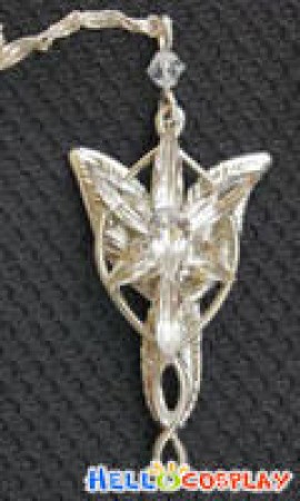 The Lord of The Rings Silver Arwen Evenstar Necklace