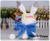 Vocaloid Cosplay 2014 Snow Miku Cute Rabbit Blue Ver Plush Doll