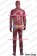 The Flash Barry Allen Cosplay Costume Red Leather Uniform New Version