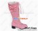 Light Pink Bows Lace Up Ruffle Chunky Princess Lolita Boots