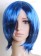 Blue 004 short Wig