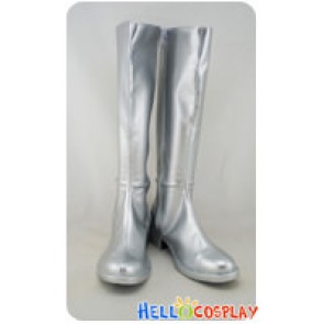 AKB48 Cosplay Shoes Silver Boots