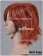 Red Brown Cosplay Short Layered Wig