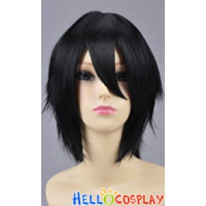 Black Short Layered Cosplay Wig