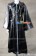 Kingdom Hearts Organization XIII 13 Cosplay Black Leather Coat Big Zipper