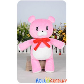 Riddle Story Of Devil Cosplay Hitsugi Kirigaya Pink Bear Plush Doll