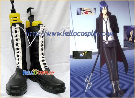 Katekyo Hitman Reborn Cosplay Mukuro Rokudo Boots Black