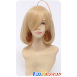 Riddle Story Of Devil Cosplay Nio Hashiri Wig Nio Kuzunoha Curly Golden Yellow