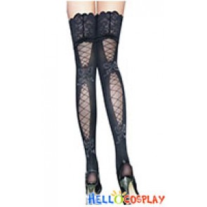 Lolita Cosplay Hollow Lace Stockings Socks