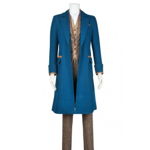 Fantastic Beasts and Where to Find Them Newt Scamander Cosplay Costume New