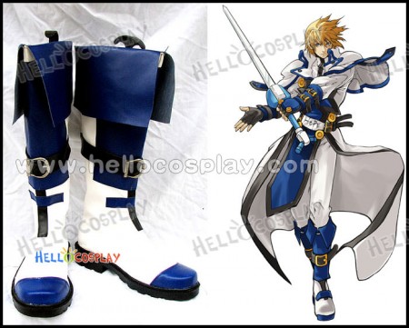 Ky Kiske Cosplay Boots From Guilty Gear