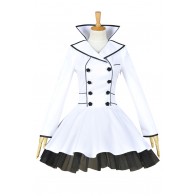 RWBY Season 2 Weiss Schnee White Trailer Cosplay Costume Dress