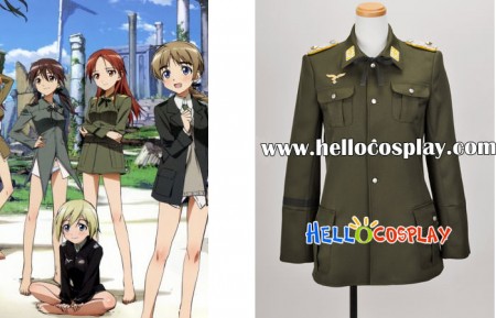 Strike Witches Cosplay Minna Dietrich Wilcke Uniform