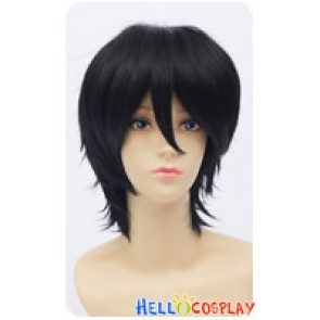 Yukiteru Amano Cosplay Wig 30CM Black Ordinary Universal Short Layered