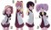 Yuru yuri Cosplay School Girl Uniform Akaza Costume