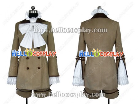 Black Butler Cosplay Ciel Phantomhive Costume Yellowish Brown