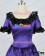 Civil War Southern Belle Ball Gown Violet Prom Lolita Dress