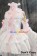 Chobits Cosplay Chi Pink White Formal Dress Costume