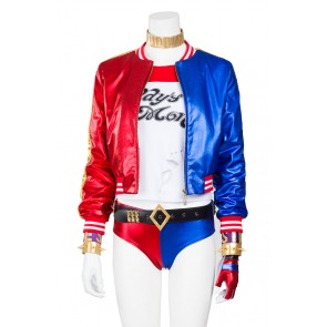 Suicide Squad Harley Quinn Cosplay Costume Uniform