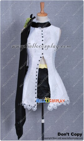Vocaloid Cosplay Just A Game White Camellia Rin Kagamine Costume