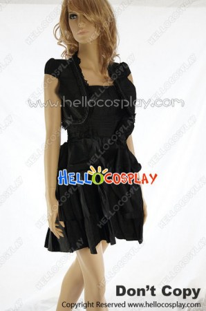 Party Cosplay Black Cape Lady Sling Dress Uniform Costume