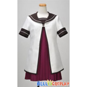 Yuru yuri Cosplay School Girl Uniform Akaza Costume