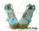 3 1/2'' Heel 2 4/5'' Platform Blue Ankle Straps Lolita Shoes