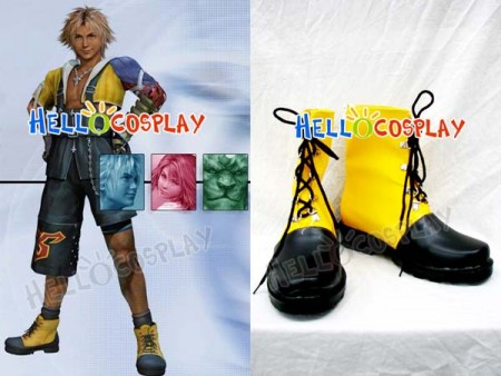 Final Fantasy Cosplay Tidus Short Boots