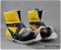 Kingdom Hearts 2 Cosplay Shoes Sora Black Yellow Shoes