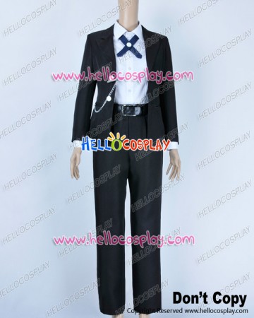 Danganronpa Dangan Ronpa Cosplay Byakuya Togami Costume Black Uniform