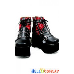 Hellocosplay Classical Punk Short Boots