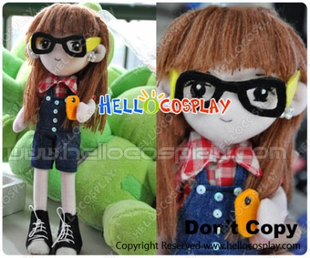 Lovely Handmade Humanoid Plush Doll