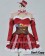 Noucome Cosplay Chocolat Red Dress Costume Cotton Ver