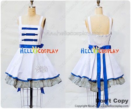 Star Wars R2D2 Dress Cosplay Costume