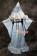 Touhou Project Cosplay Yuyuko Saigyouji Blue Dress Costume