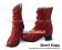 Red Three Bows Contracted Chunky Sweet Lolita Boots