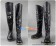 Final Fantasy VII 7 Cosplay Sephiroth Black Long Boots