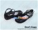Matte Black Pure Double Straps Chunky Princess Lolita Shoes